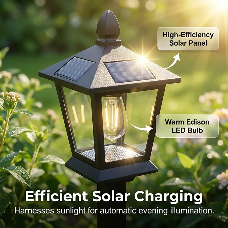 Wrought Iron Solar Light