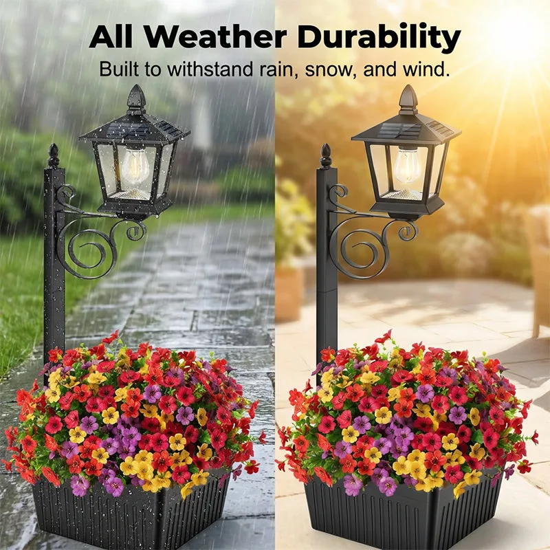 Wrought Iron Solar Light