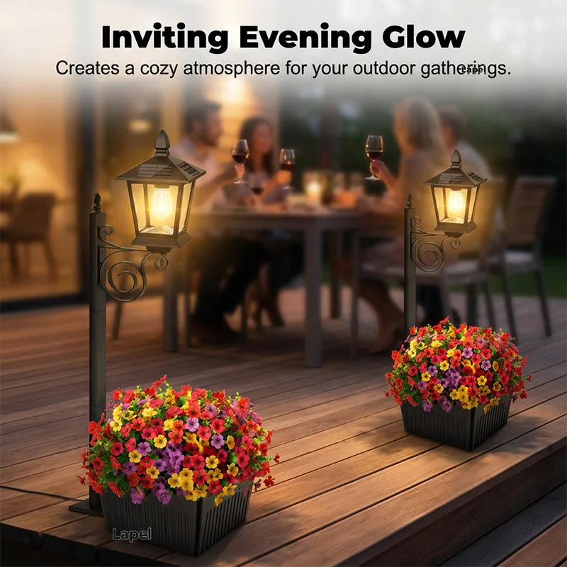 Wrought Iron Solar Light