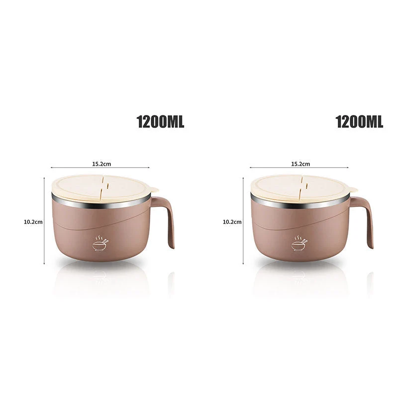 🍲50% OFF!🍜304 Stainless Steel Insulated Ramen Bowl🔥 - Image 19