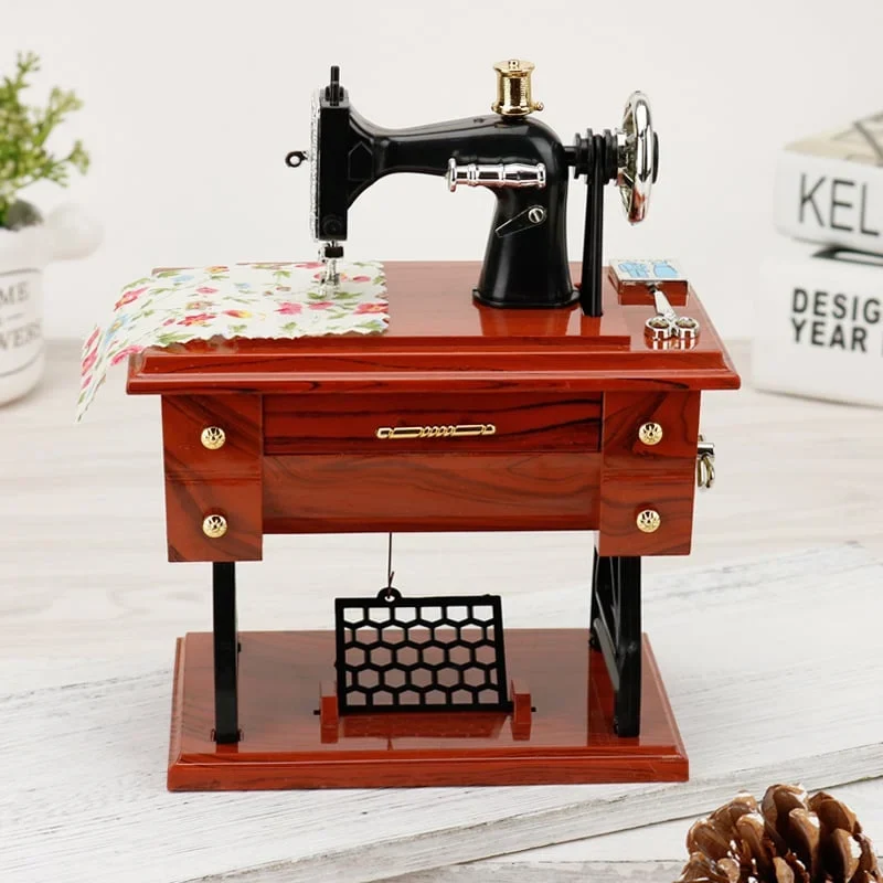🔥Time Limit Sale 50% OFF - Wood Mini Sewing Machine Music Box - Image 11