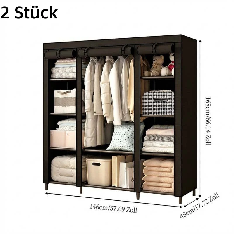 🔥Last Day Sale 49%🔥Easy-to-assemble wardrobe made of non-woven fabric - Image 3