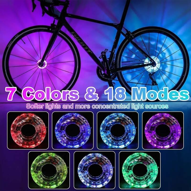π² LED Cycling Wheel Hub Lights | Christmas SALE 52% OFF | Waterproof Spoke Lights for Night Safety | Perfect Gift for Bikers & Cycling Enthusiasts πβ¨