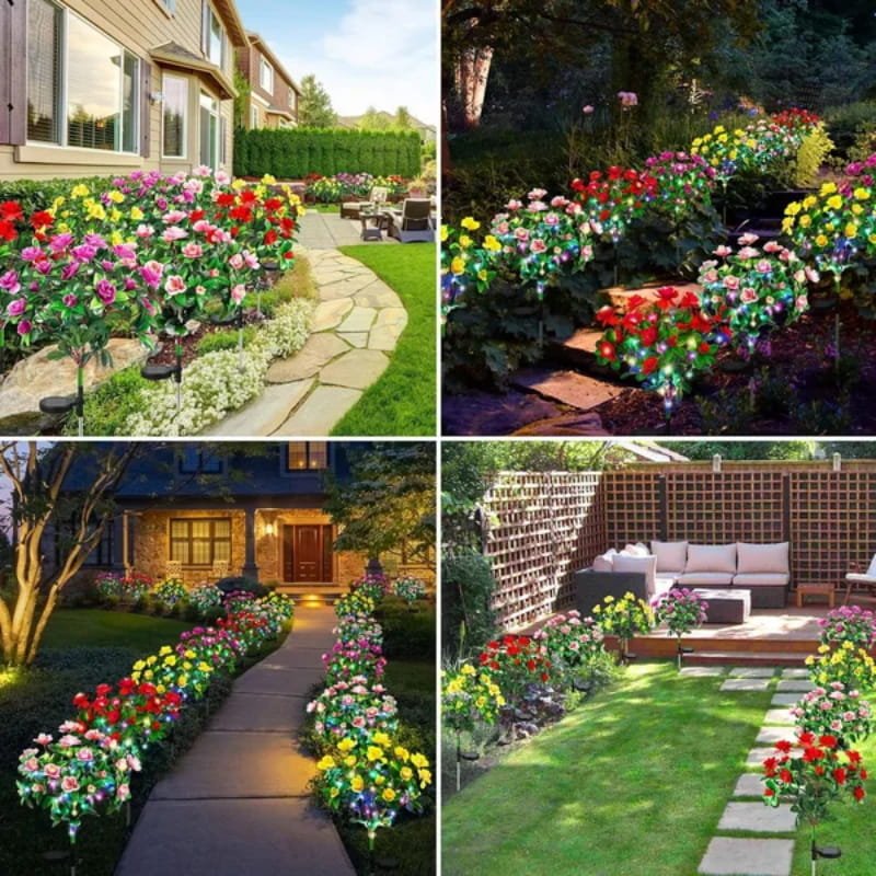 💐Limited-time 50% off⏰Simulation Azalea Flower Ground Stake Solar Light💐💡 - Image 7