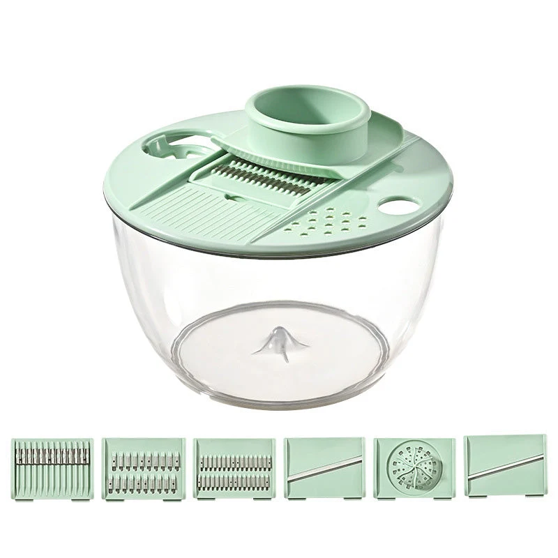 9-in-1 Multifunctional Large Capacity Salad Spinner & Slicer - Image 11