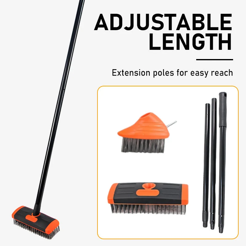 🌿 50% OFF! 🧹 3-in-1 Wire Brush Set for Weeding – Sturdy Metal Bristles, Ergonomic Handles & Perfect for Grout, Patios & Sidewalks 🏡 - Image 5