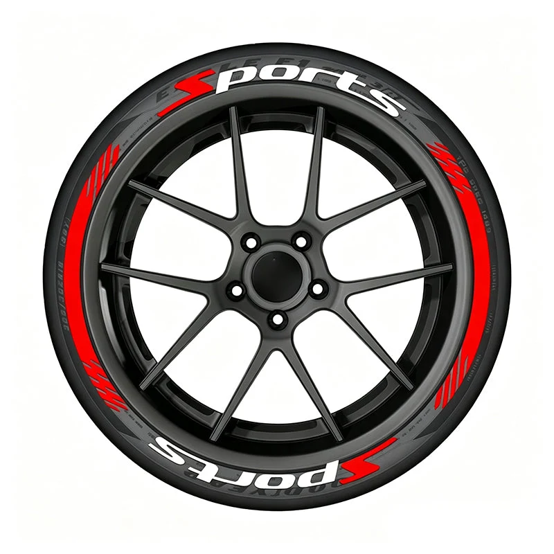 Universal Sports Tire Sidewall Letter Stickers - Image 7