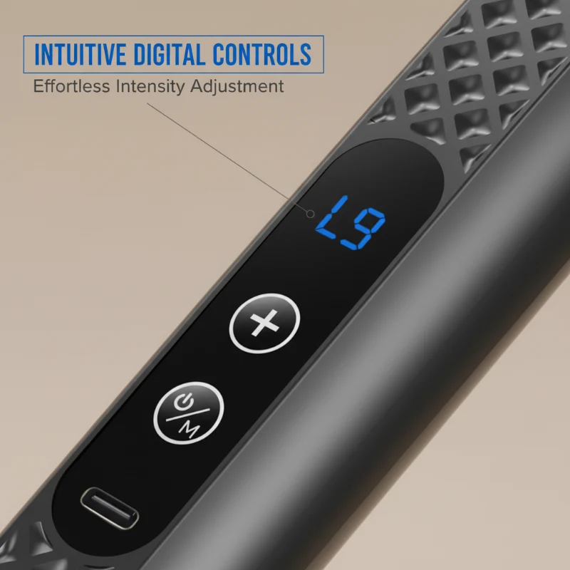 Long-Handle Percussion Massager with 5 Heads - Image 10