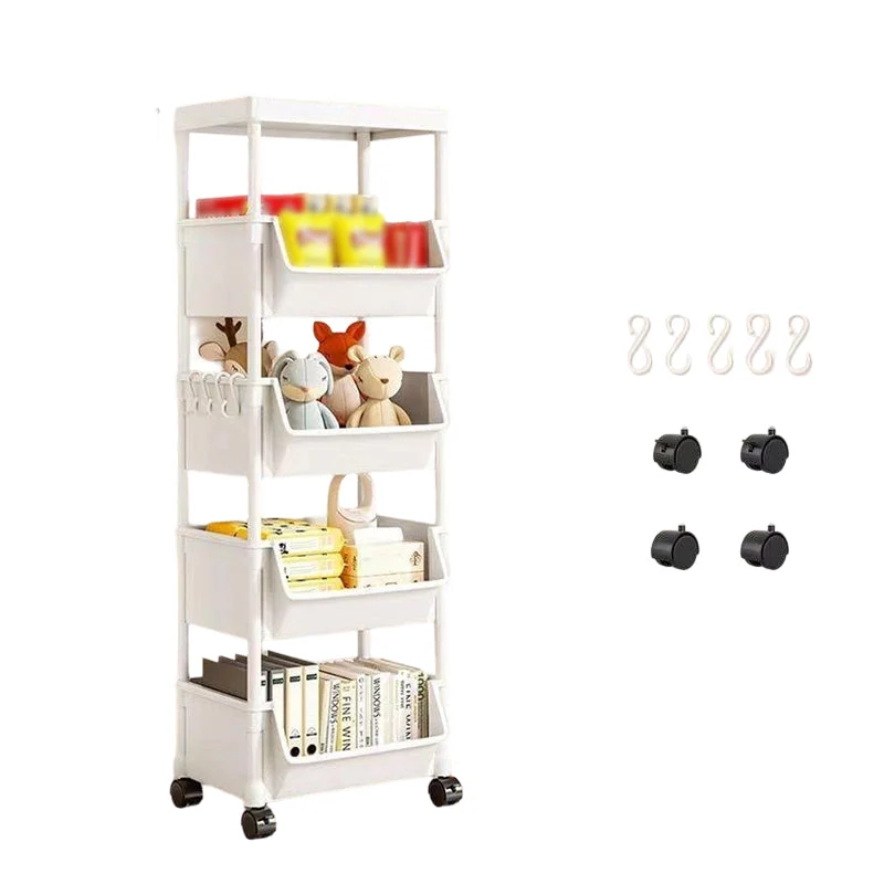 Multi-Tier Rolling Storage Cart for Narrow Spaces - Image 17