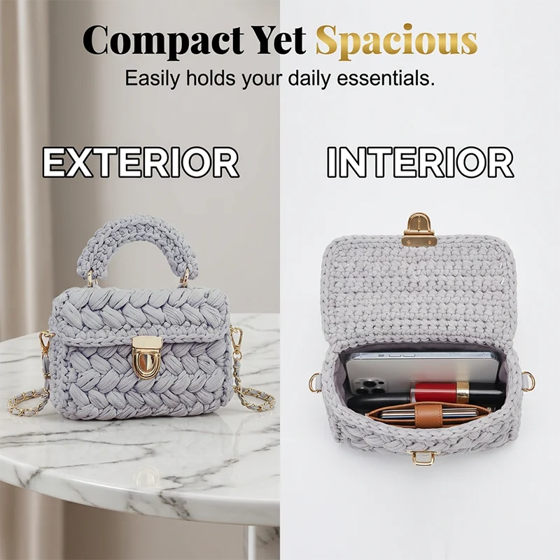Complete DIY Crochet Bag Kit - Image 3