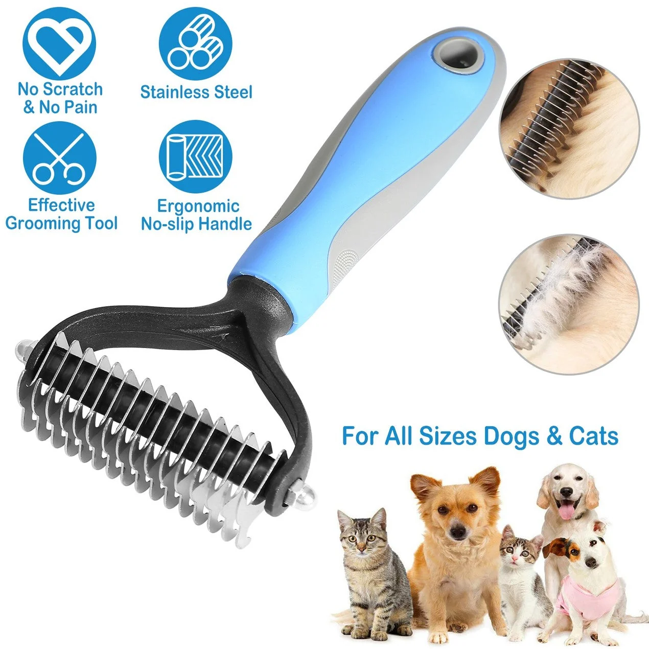 ⏰🔥LIMITED TIME 50% OFF! 🐾 Professional Deshedding Tool for Dogs & Cats – Gentle, Efficient & Fur-Free Home ✨💖 - Image 16