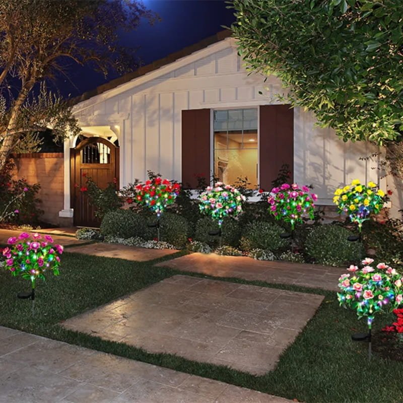 💐Limited-time 50% off⏰Simulation Azalea Flower Ground Stake Solar Light💐💡 - Image 6