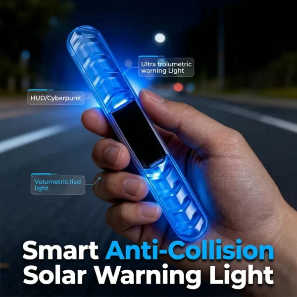 🏆Buy More Save More🎁Solar-Powered LED Anti-Collision Warning Light