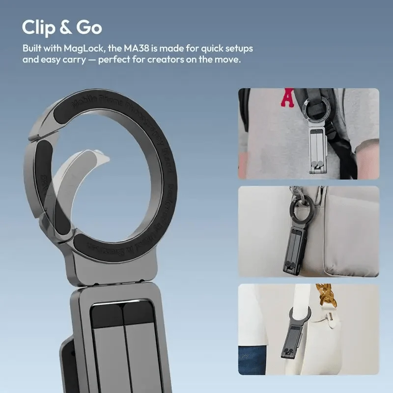π’π’50% off!! β° Magnetic Mount β 5-in-1 Mini Tripod with Dual MagSafe Magnets, Foldable Hook & Arca-Swiss Base! π±π₯ - Image 10