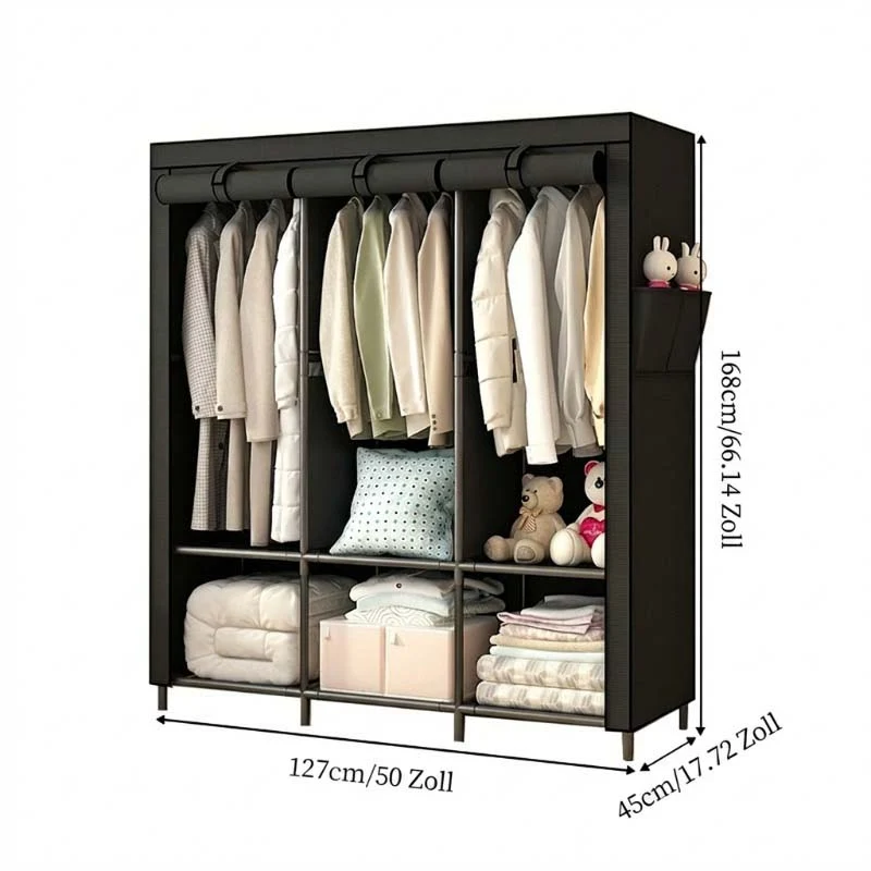 🔥Last Day Sale 49%🔥Easy-to-assemble wardrobe made of non-woven fabric - Image 19