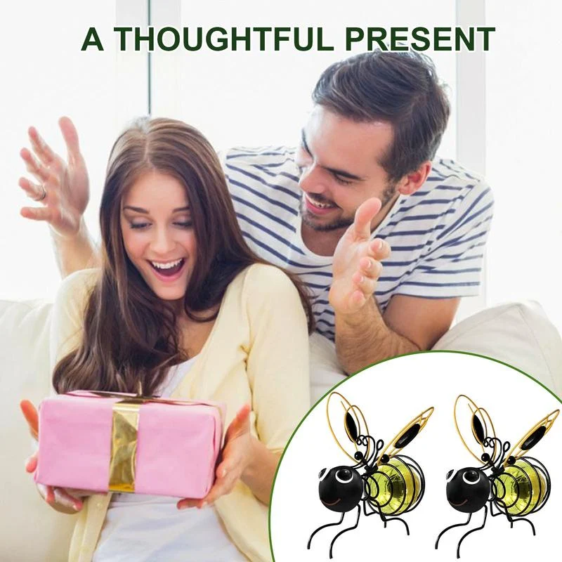 🐝 50% OFF NOW! ☀️ Outdoor Hanging Solar Bee Light – Charming garden decor, auto-on at dusk – Perfect gift for plant lovers, moms or anyone who smiles ❤️🌿✨ - Image 9