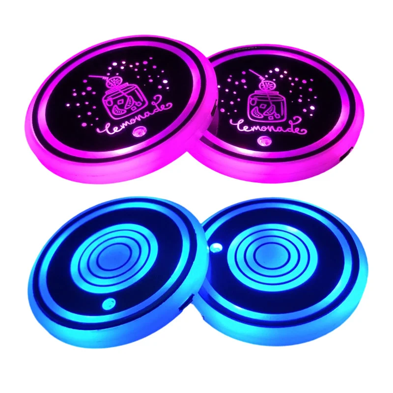 Rechargeable LED Car Cup Holder Lights - სურათი 21