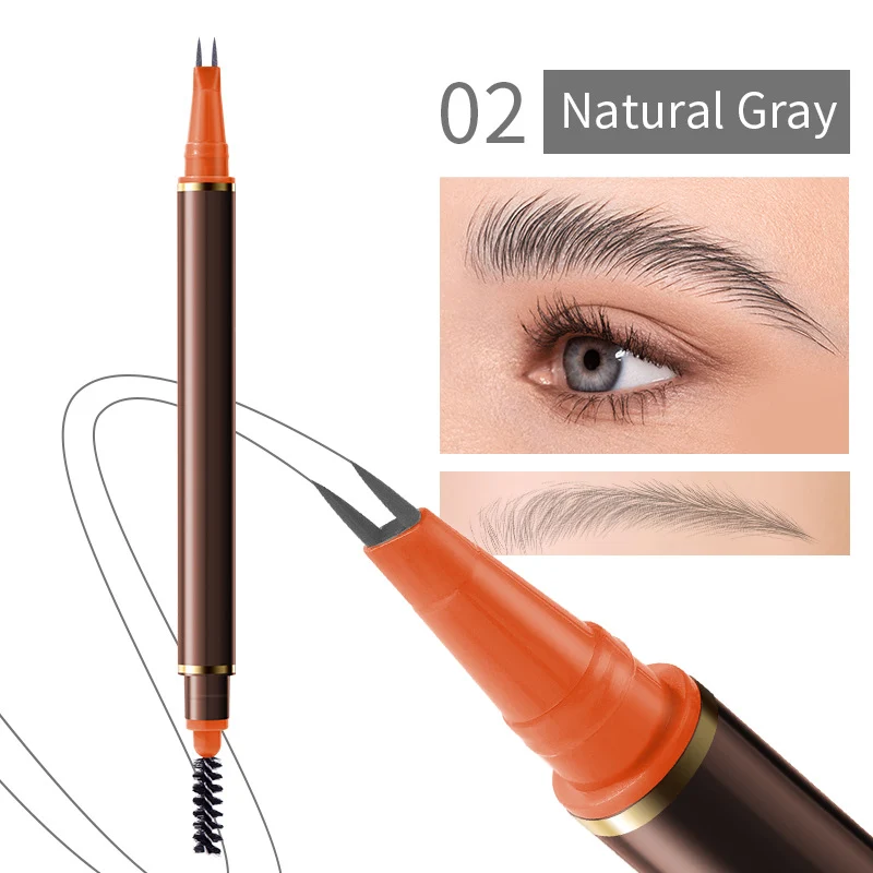 Dual-Ended 2-Fork Liquid Eyebrow Pen - Image 10