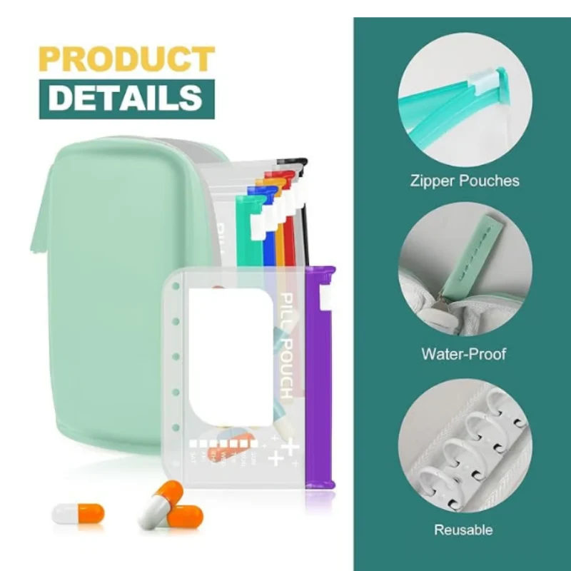 A8 Waterproof Pill Organizer Set - Image 3