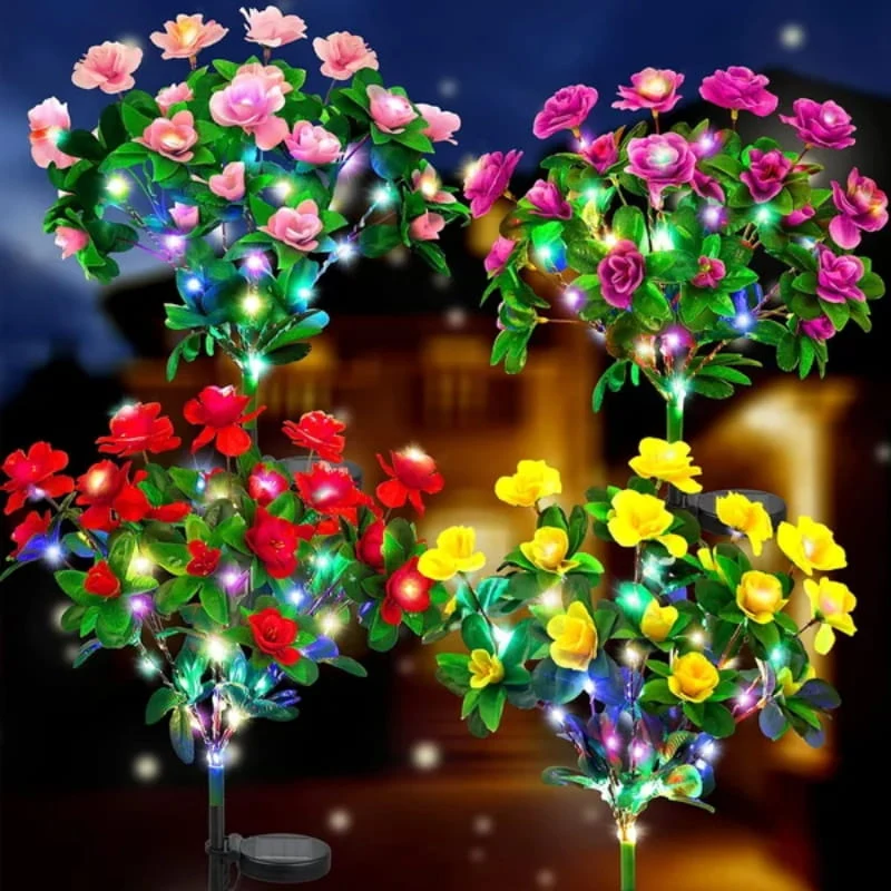 💐Limited-time 50% off⏰Simulation Azalea Flower Ground Stake Solar Light💐💡 - Image 5