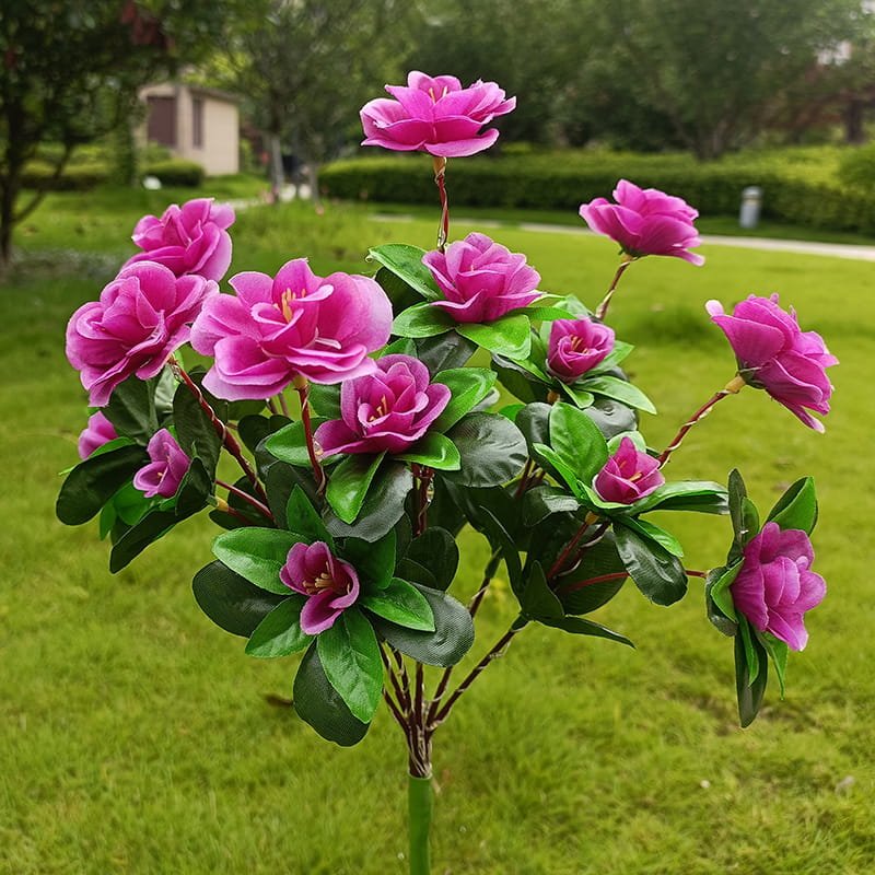 💐Limited-time 50% off⏰Simulation Azalea Flower Ground Stake Solar Light💐💡 - Image 14