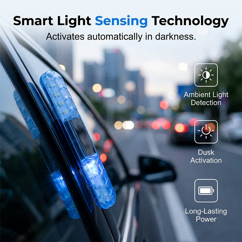 🏆Buy More Save More🎁Solar-Powered LED Anti-Collision Warning Light - Image 3