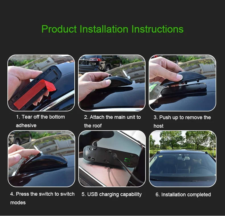 Car Safety Warning Long-range Remote Pilot Laser Light - Image 5