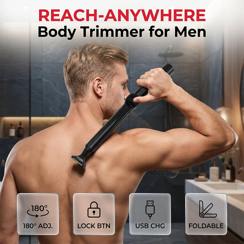 Reach-Anywhere Body Trimmer for Men