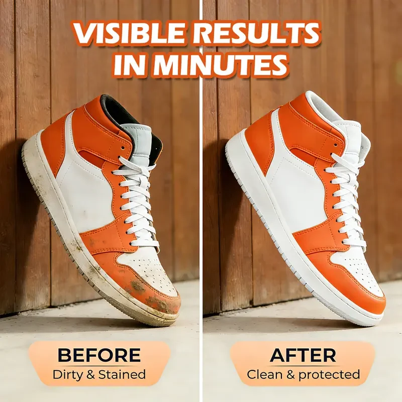 Waterless White Shoe Foam Cleaner for Sneakers - Image 3