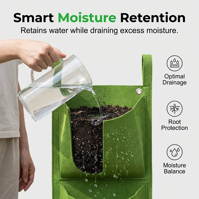 📢📢Buy 3 Get 1 Free⏰Space Saving Vertical Planter Bags🪜🌱 - Image 8