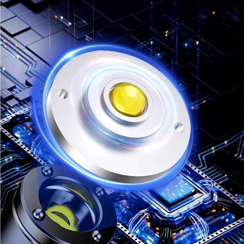 🔋✨ Rechargeable Magnetic Mini Keychain Flashlight! Palm-sized ×500 lumens of strong light ✨ - Image 2