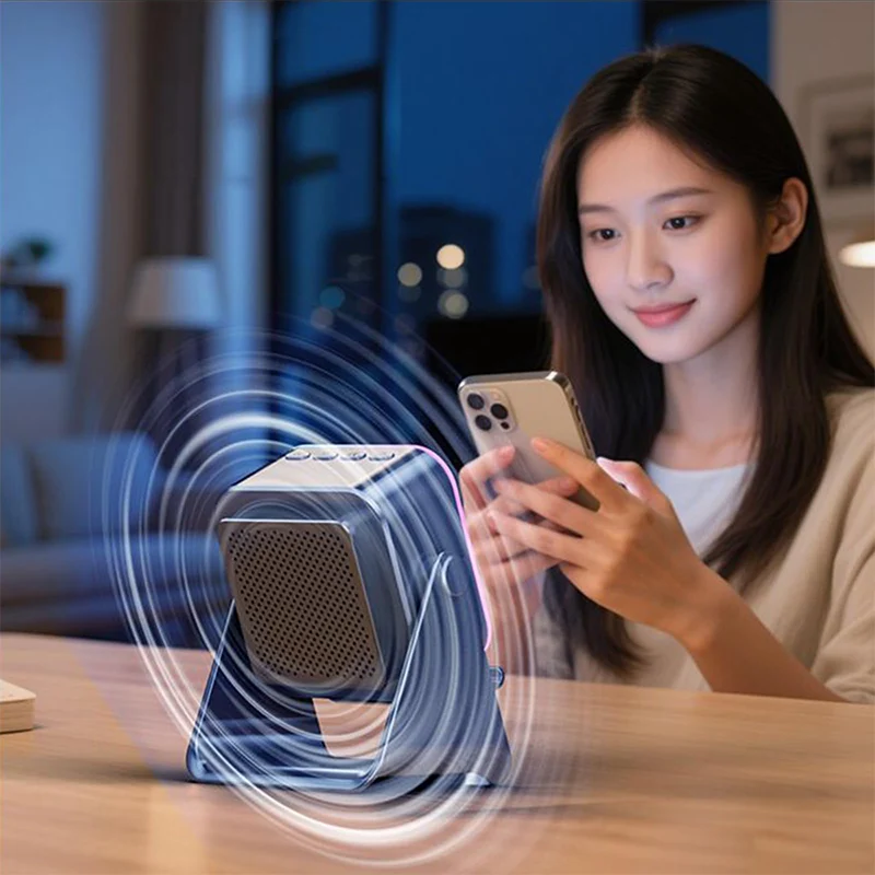 š„Last day of the limited-time 50% off sale!š„5-in-1 Wireless Induction Bluetooth Speaker with Adjustable Phone Stand - Image 7