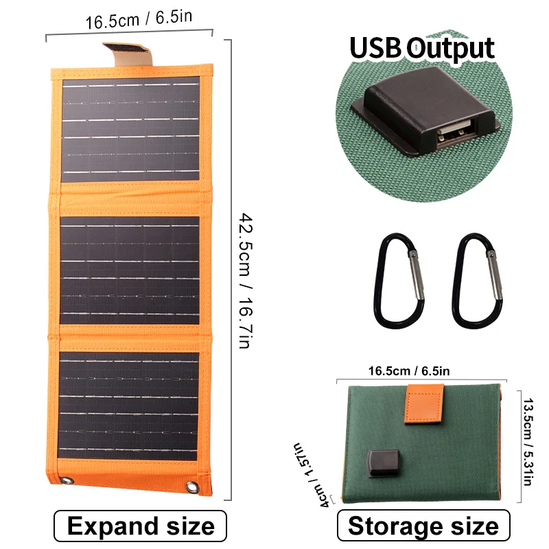 🔋 LIMITED TIME: 50% OFF! 🏆Portable Solar Panel with USB Charging - Image 9