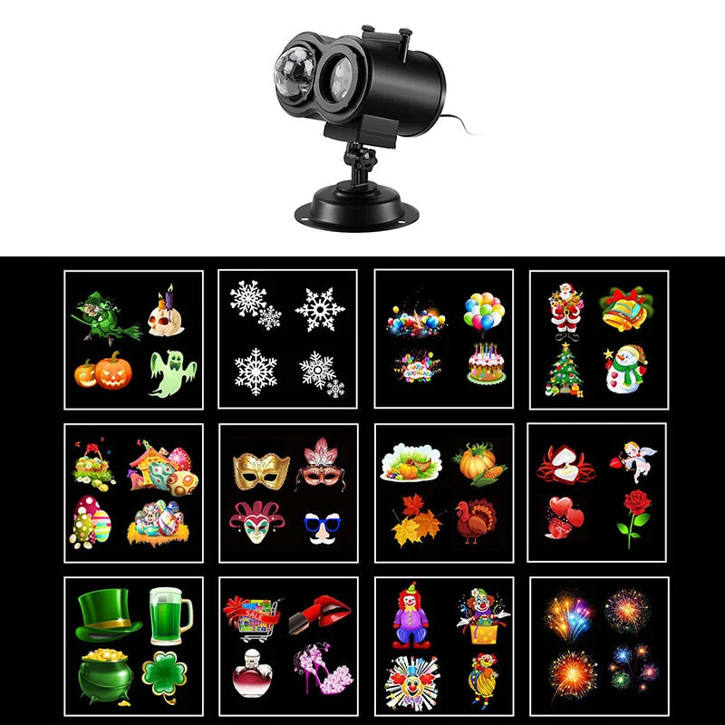 2-in-1 HD Remote Control Holiday Projector Lights - Image 10