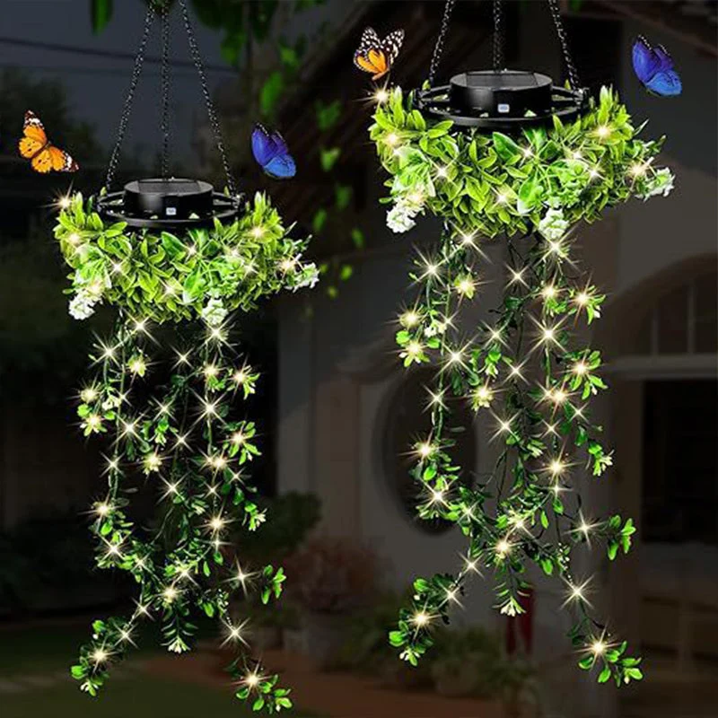 ⏳Limited-time 50% off⏰Solar-Powered Hanging Milan Grass Light🌞💡 - Image 8