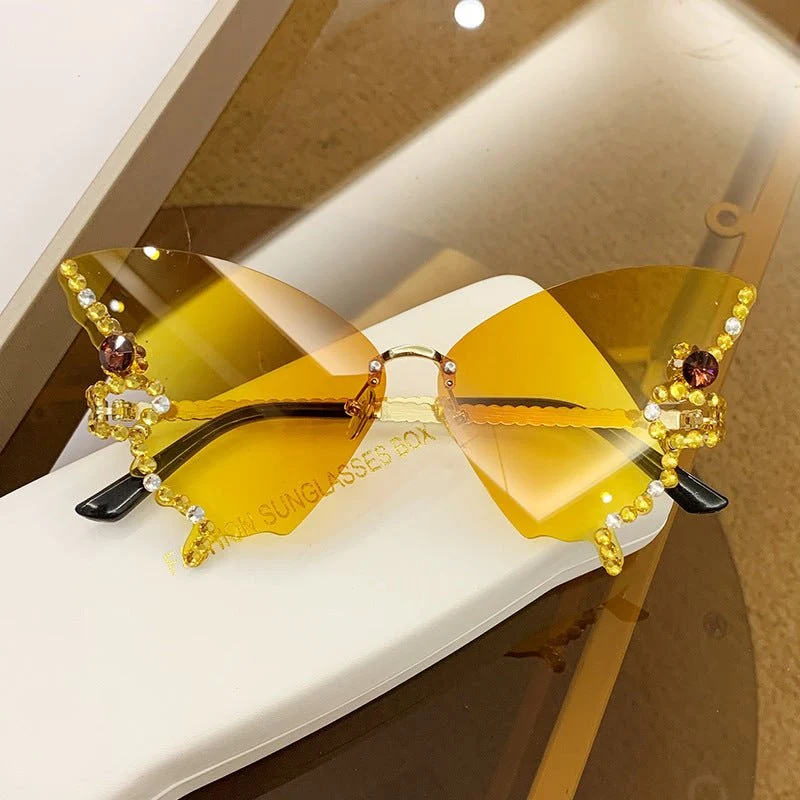 💥HOT SALE - 50% OFF🔥Diamond Butterfly Sunglasse - Image 5