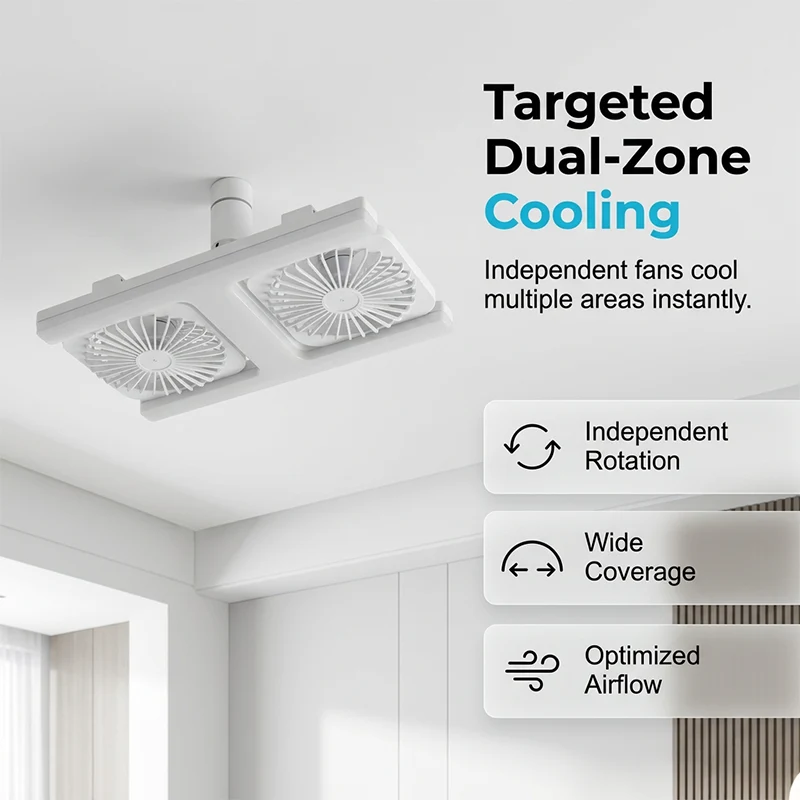š¢š¢50% OFF !!!ā°Modern 2-in-1 LED Ceiling Fan Light - Image 6