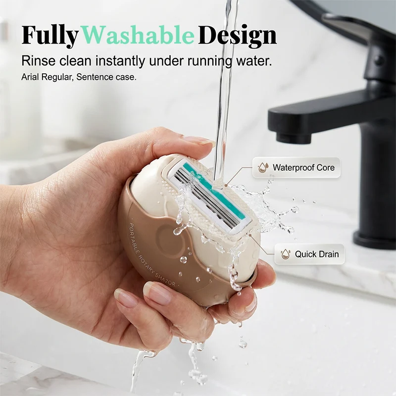 Portable 3-Layer Hair Shaver with Rotating Cover - Image 8