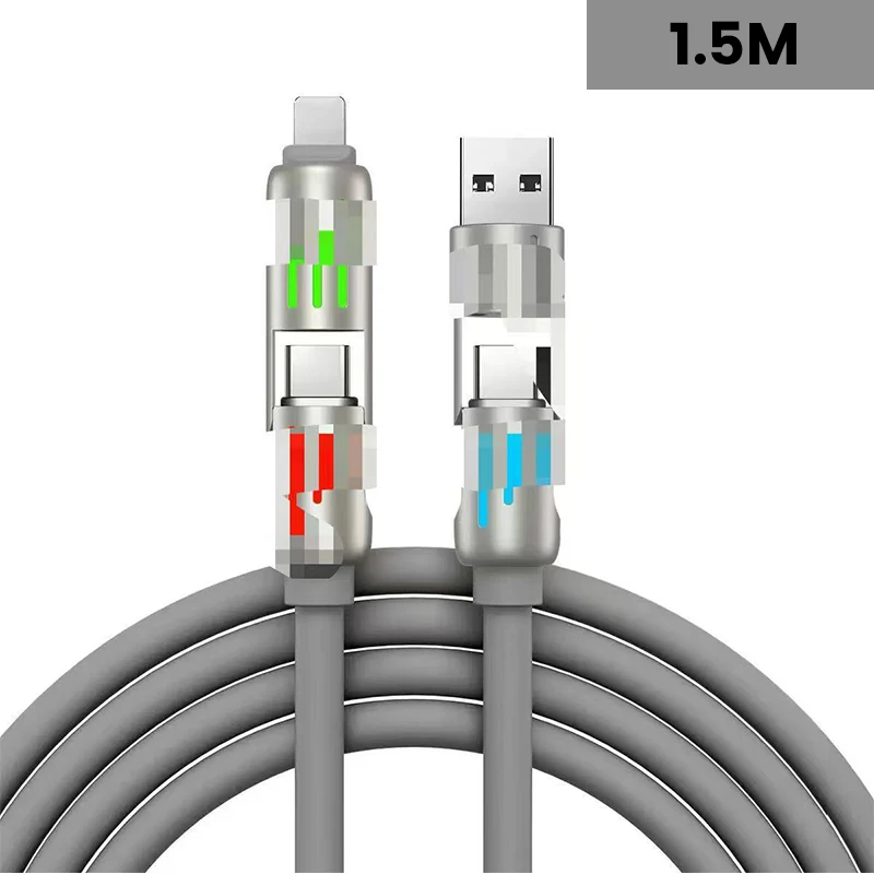 📢📢50% OFF NOW! ⚡4-in-1 LED Light Up Charging Cable - Image 9