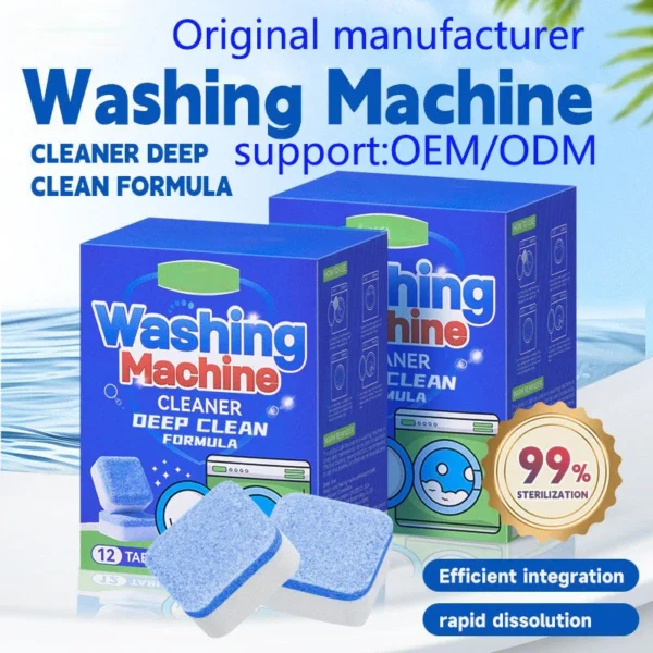 🔥 Hot Sale 50% OFF 🧼✨Washing Machine Cleaner Tablets