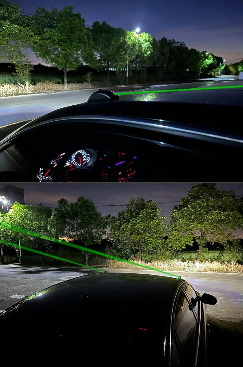 Car Safety Warning Long-range Remote Pilot Laser Light - Image 3