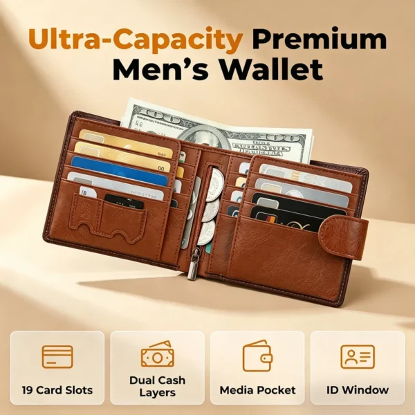 🎁Hot Sale 49% OFF🔥Men's Vintage RFID Blocking Wallet