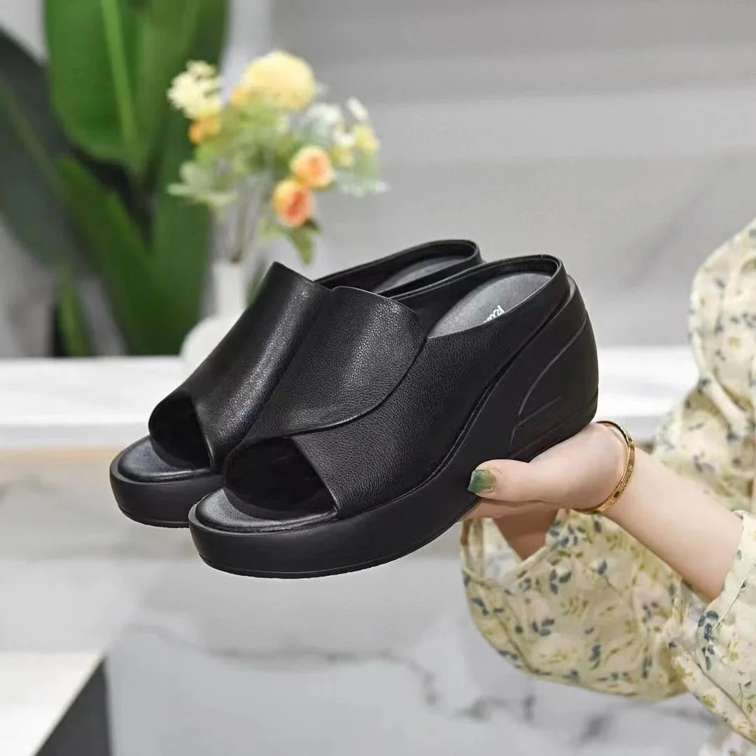 👡 50% OFF NOW! ✨ Elevation 5.5 cm Inclined Heel Sandals – Comfortable Lift, Stylish Design & Perfect for Daily Wear 🌸 - Image 5