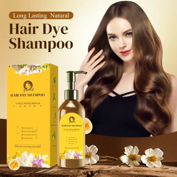 ❤️🔥Hot Sale 50% OFF✨Long Lasting Natural Hair Dye Shampoo