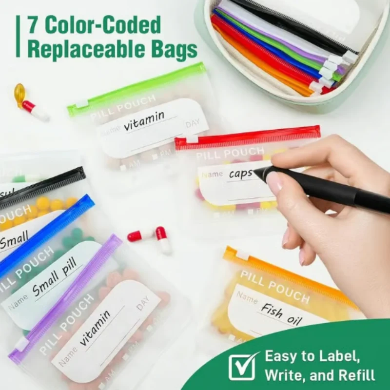 A8 Waterproof Pill Organizer Set - Image 6