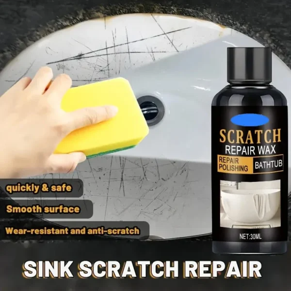 🔥HOT SALE 50%OFF🔥Bathroom Scratch Repair Wax with Sponge