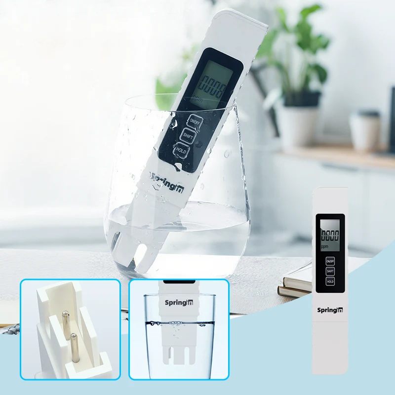 💧 3-in-1 TDS Water Quality Tester - Measures pH, Chlorine, and Hardness with LCD Display for Pools and Aquariums 🌊📱