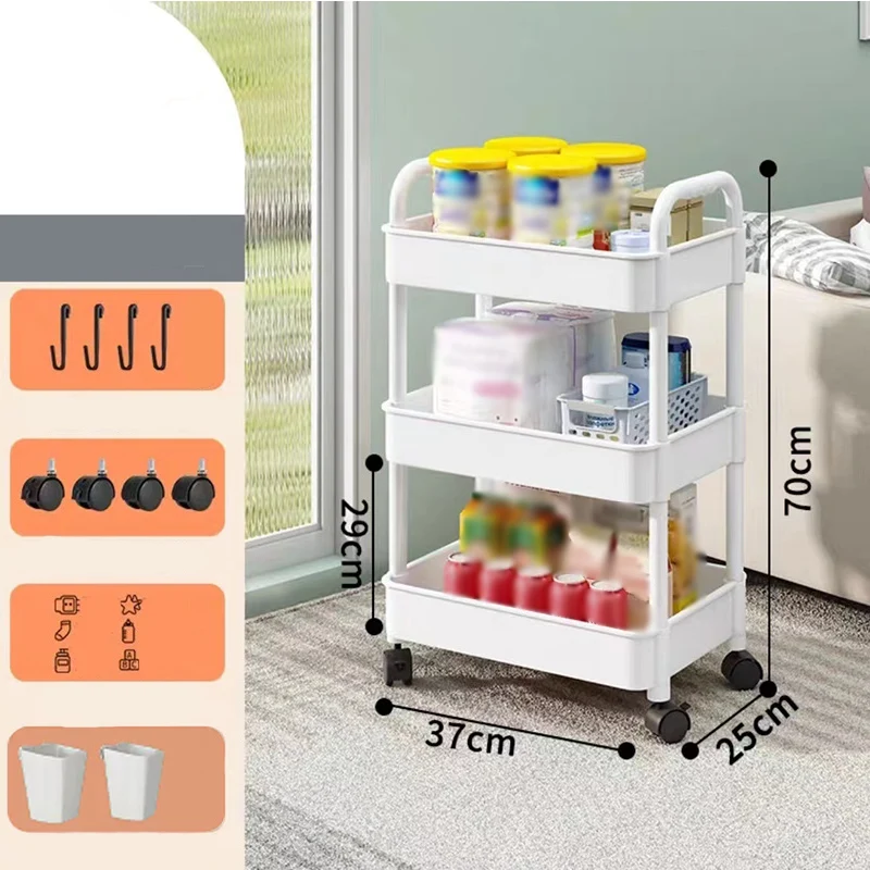 Mobile Kitchen Storage Organizer Rack - Image 16