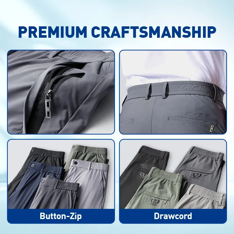 🔥2026 Hot Sale 50% OFF✨💖Breathable Comfortable Men's Stretch Casual Trousers 2 - Image 4