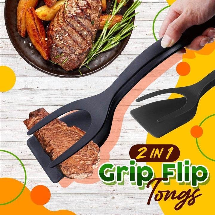 🍳 50% OFF NOW!🥩 2-in-1 Spatula Clip – Heat-Resistant Silicone & Non-Slip Handle – Kitchen Cooking Essential 🔥 - Image 2